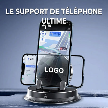 Support de téléphone pour voiture avec logo de marque automobile