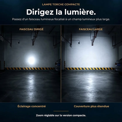 Batte de baseball en aluminium avec lampe torche