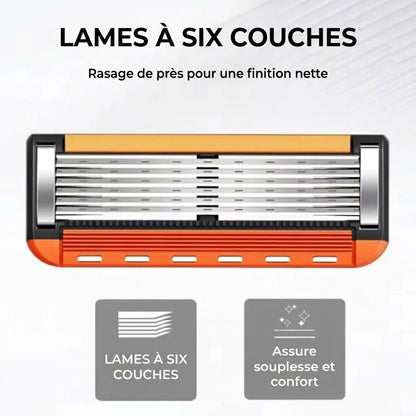 ProShave 6 – Lames de rasoir à 6 lames en pack de 24/48 pièces