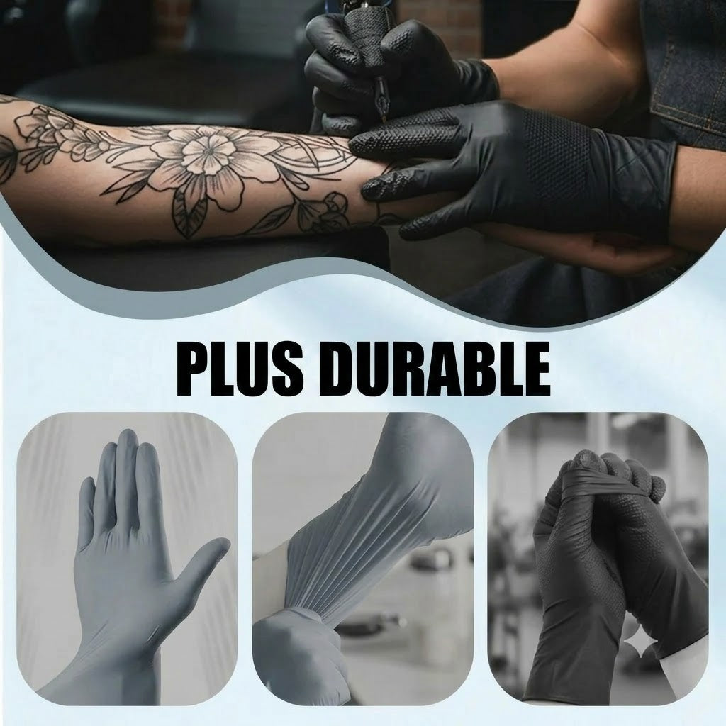 Gants en nitrile non poudrés – lot de 100