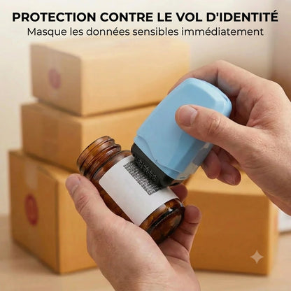 Tampon rouleau de confidentialité pour documents