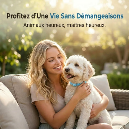 Collier anti-puces et anti-tiques pour animaux de compagnie