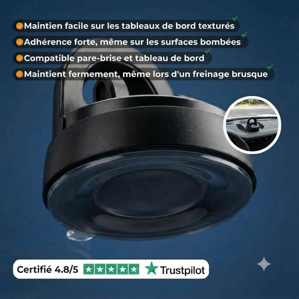T80 Pro support de téléphone rotatif personnalisé pour voiture