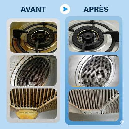 Même les taches de graisse les plus tenaces supplient qu'on leur fasse grâce !