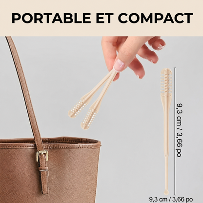 Tondeuse manuelle pour poils du nez et des oreilles – lot de 10