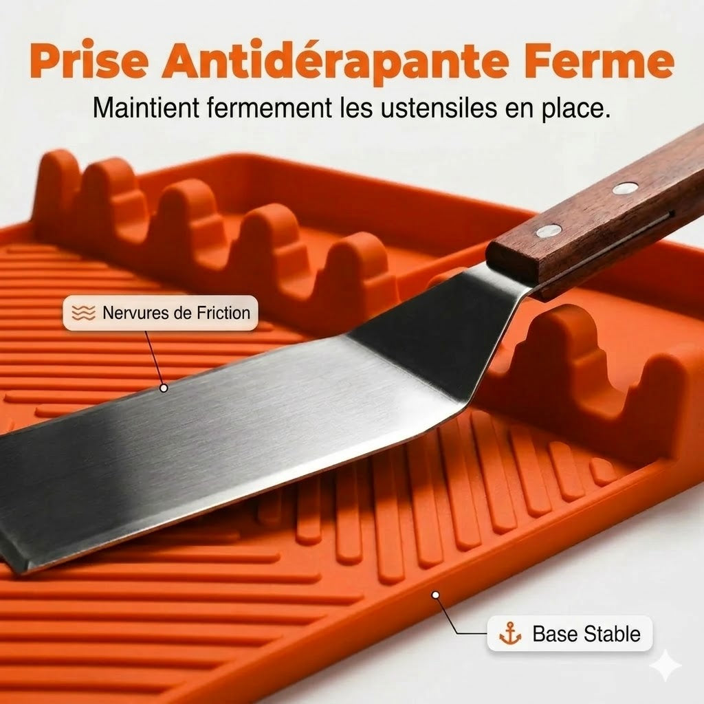 Tapis de cuisson en silicone de haute qualité pour tablette latérale – protège contre la graisse et les éclaboussures