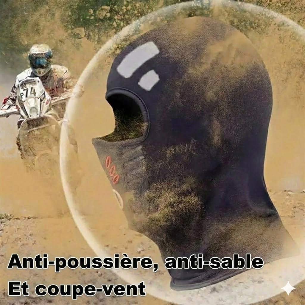 Masque facial intégral chaud et coupe-vent unisexe pour l'hiver