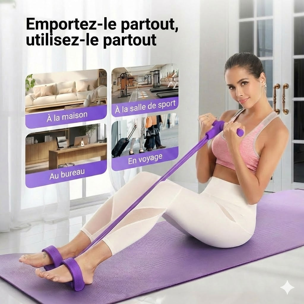 Appareil de récupération assis pour la maison : muscles abdominaux tendus