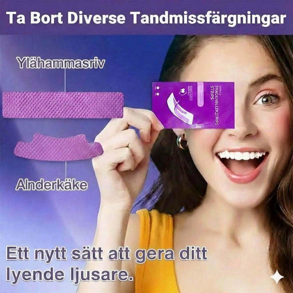 Bandes de blanchiment des dents