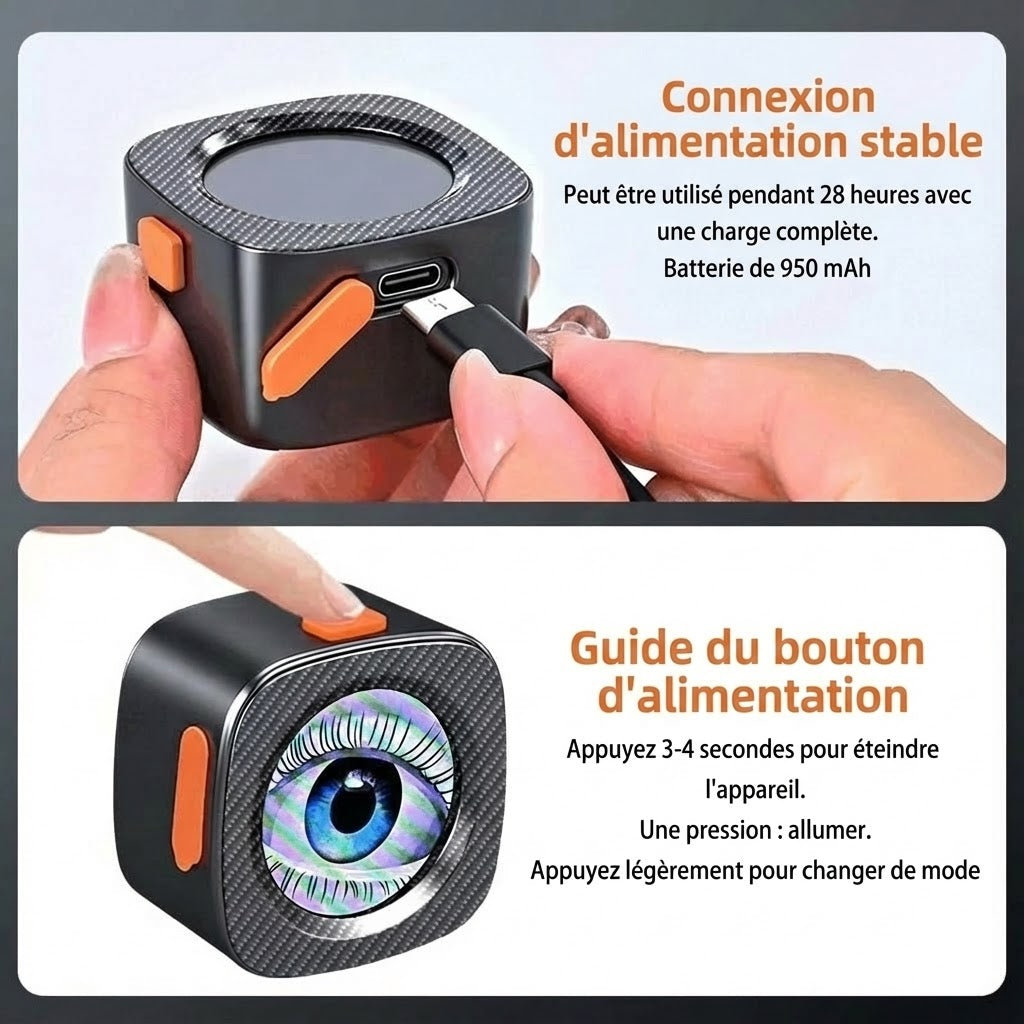 Feu arrière dynamique en forme d'œil du diable