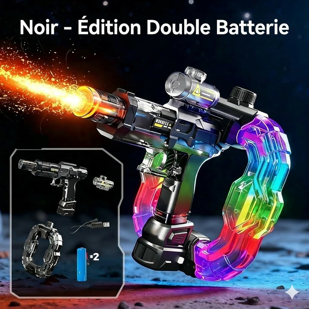 Pistolet à eau lumineux arc-en-ciel