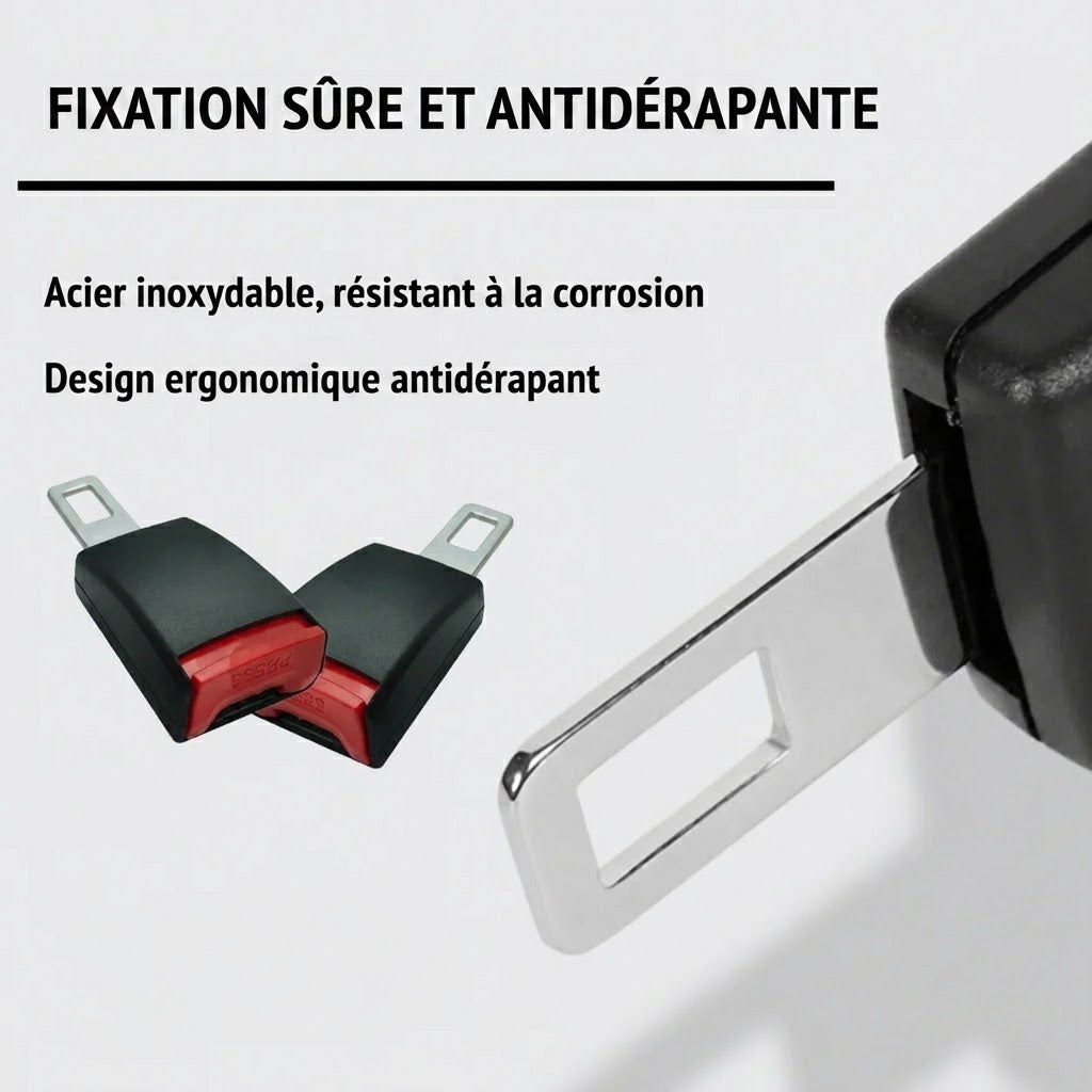 Rallonge universelle de ceinture de sécurité pour voiture