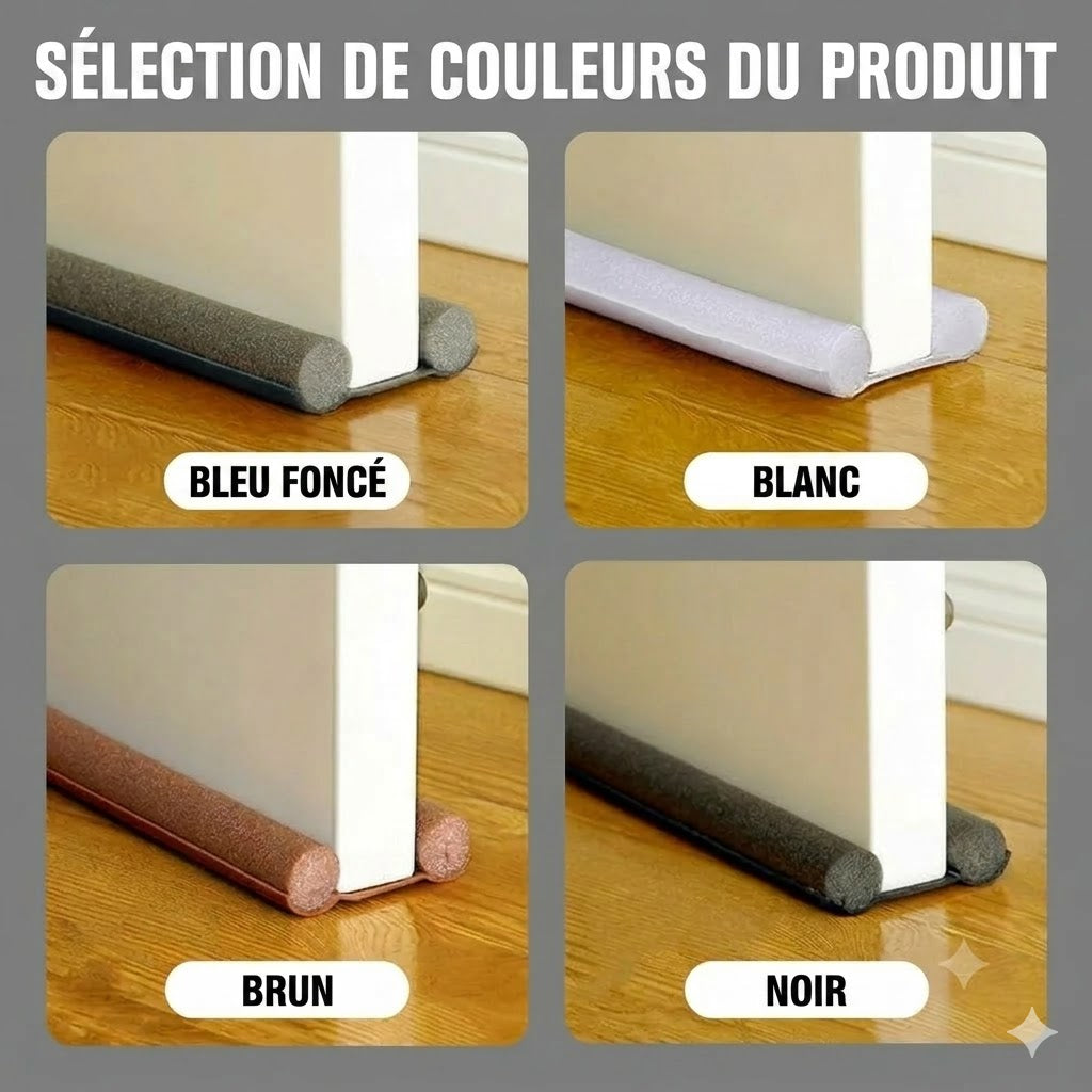 Bas de porte isolant – empêche les insectes, les courants d'air et le bruit d'entrer