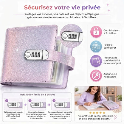 Classeur d’épargne avec serrure à code