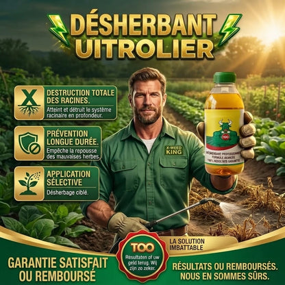 Désherbeur 2 en 1 pour jardin et terrasse