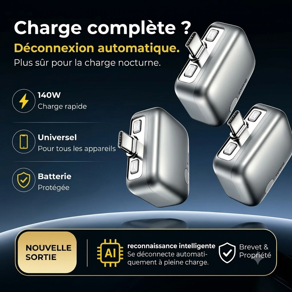 Adaptateur de charge avec arrêt automatique et protection contre la surcharge