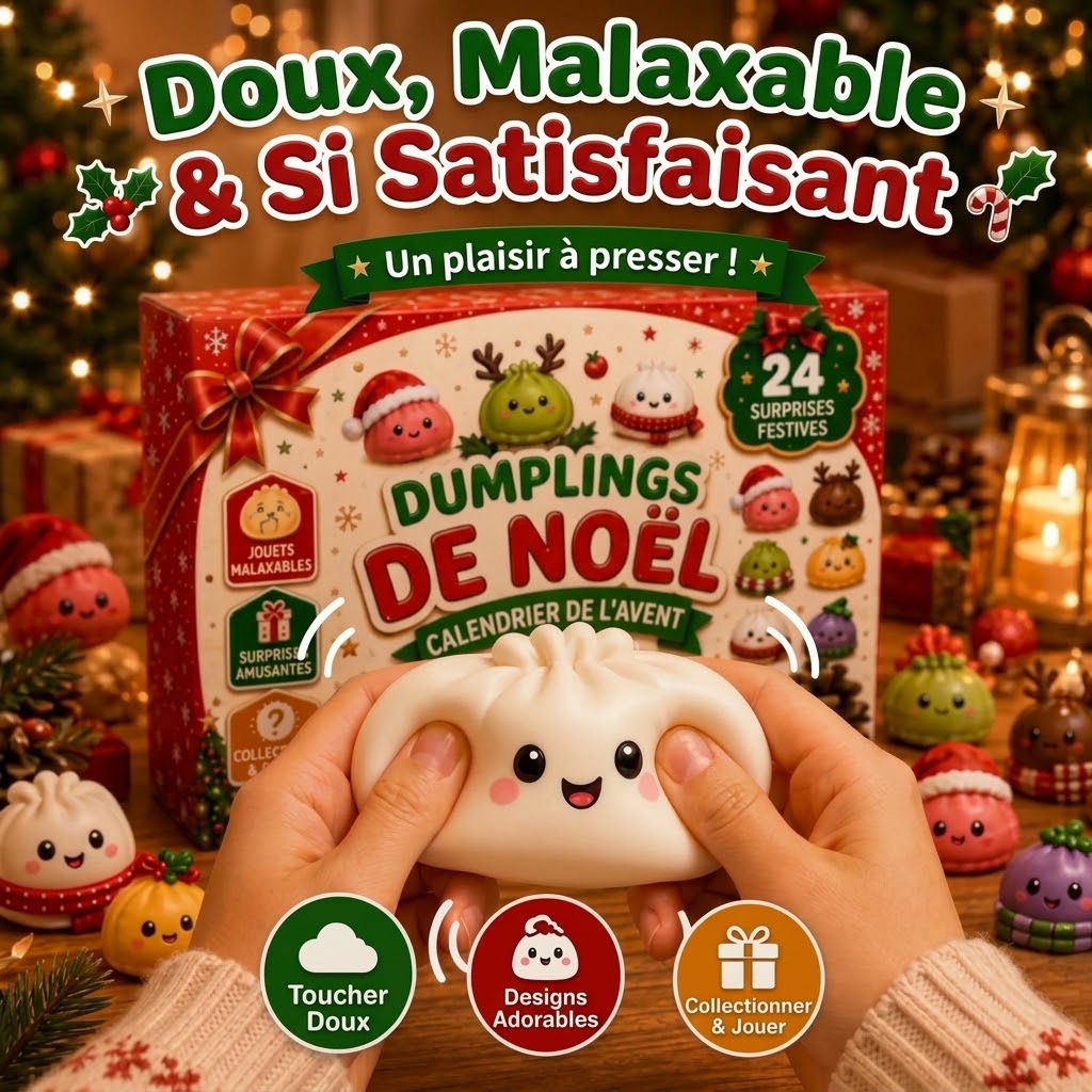 Calendrier de l’Avent Dumpling avec squishies