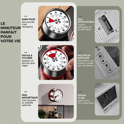 Minuteur de cuisine mécanique