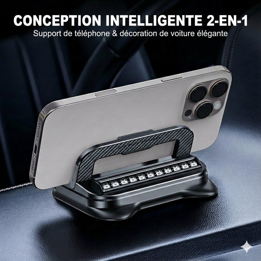 Support de téléphone pliable et rotatif à 360°