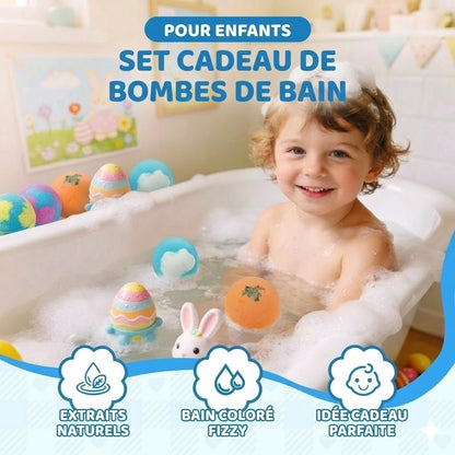 Coffret cadeau de 12 bombes de bain pour enfants