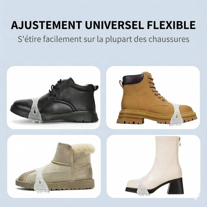 Crampons universels à 5 pointes pour chaussures et bottes