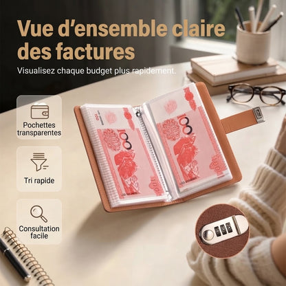 Classeur d’épargne avec serrure à code pour argent liquide
