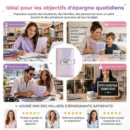Classeur d’épargne avec serrure à code