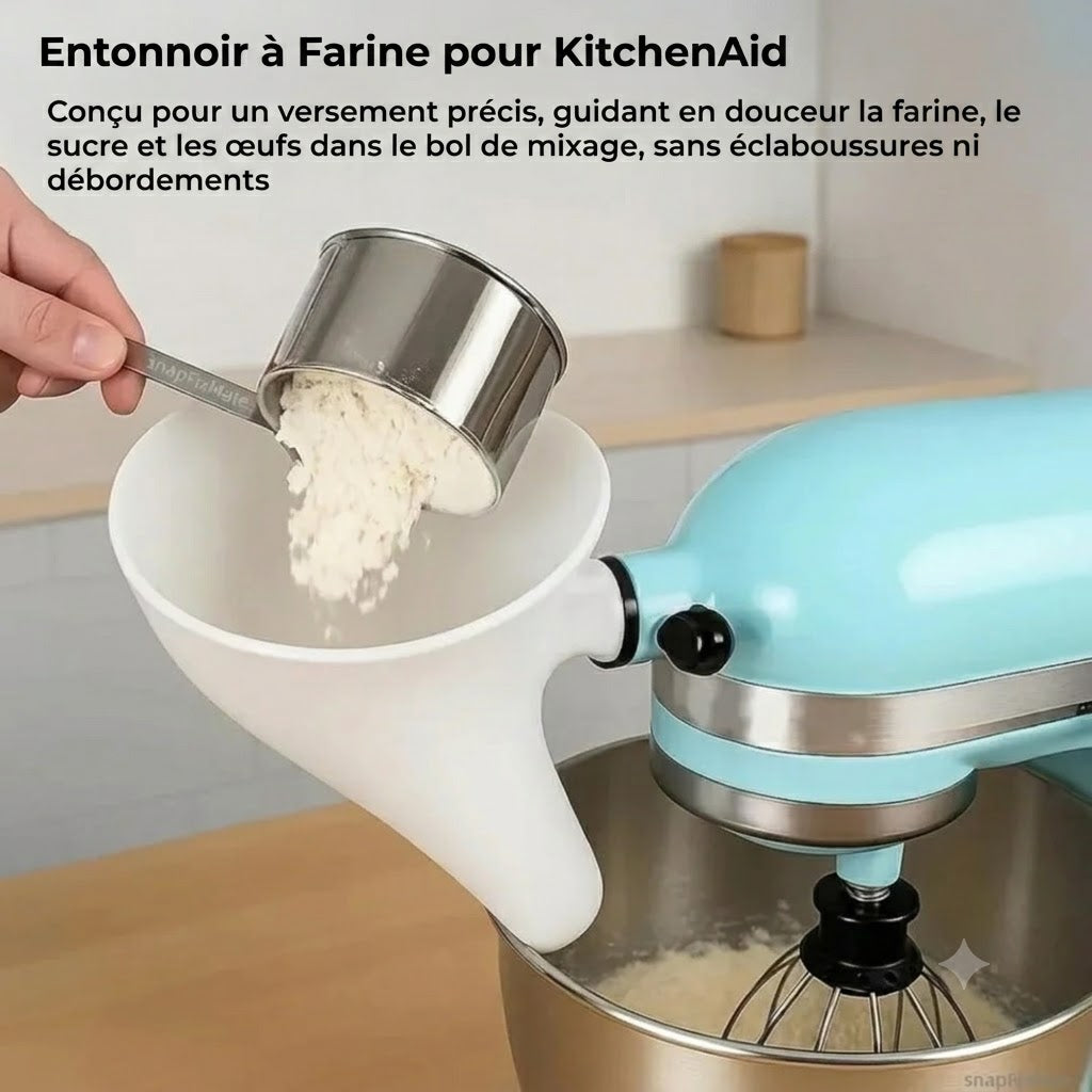 Entonnoir mélangeur pratique – remplissez sans renverser