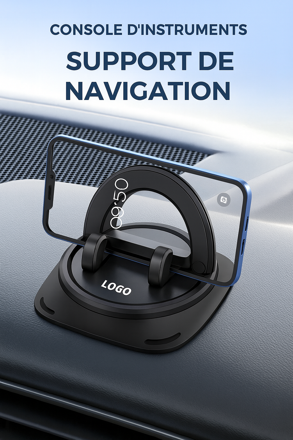 Support de téléphone de navigation pour tableau de bord
