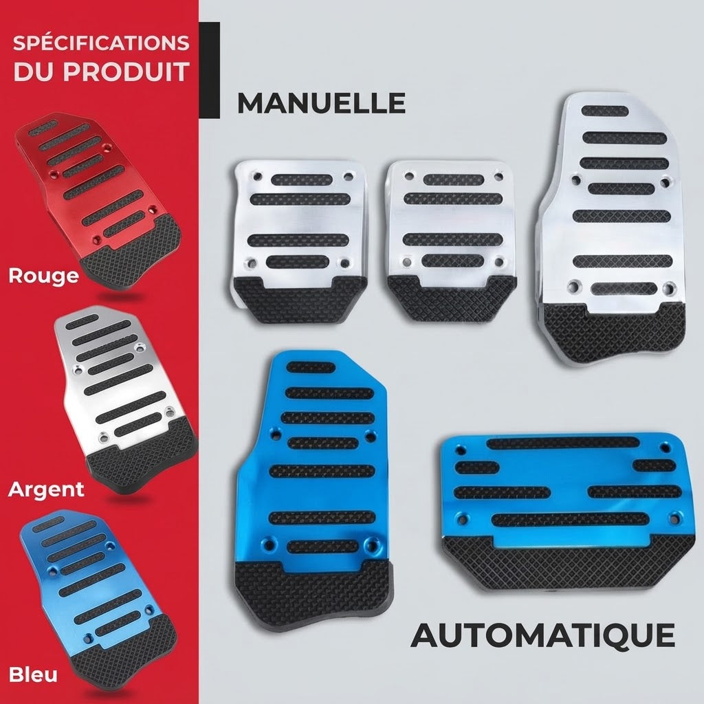 Repose-pieds antidérapants pour voiture
