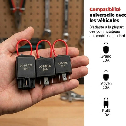 Kit de test pour relais automobiles avec câbles de démarrage