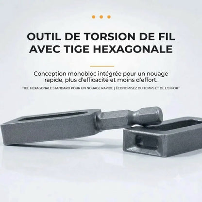 Torsadeur de fil pour perceuse