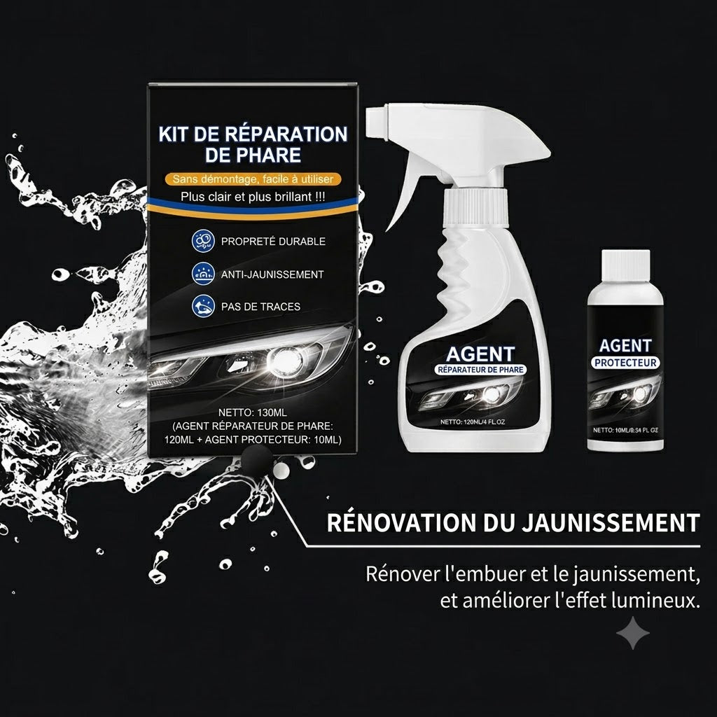 Kit de restauration pour phares de voiture
