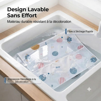 Housse de protection pour lave-linge avec poches latérales