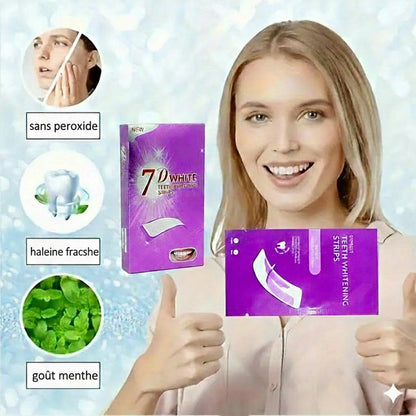 Bandes de blanchiment des dents