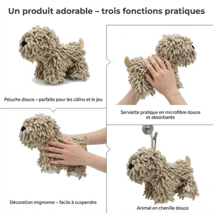 Serviette en microfibre pour chiens
