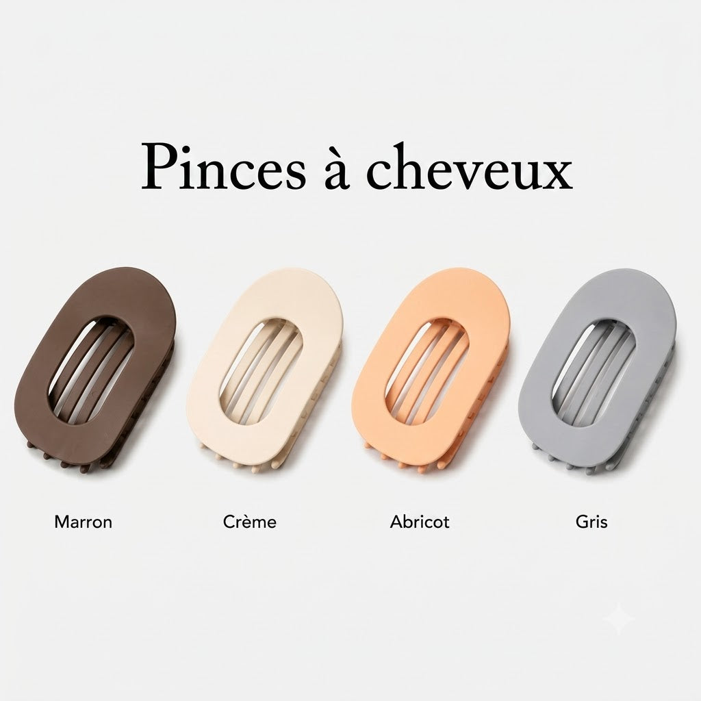Pince à cheveux confortable