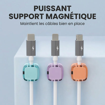 Clip de câble adhésif pour surfaces lisses