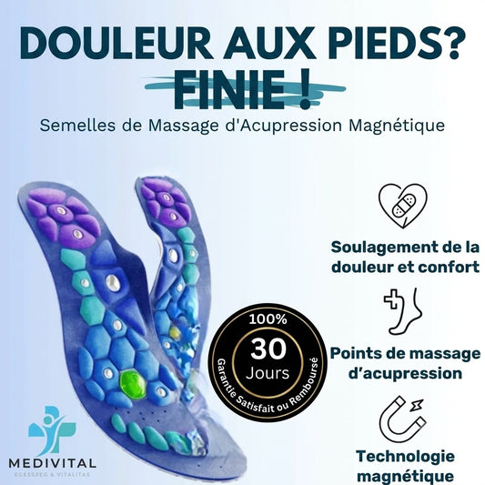 Semelles Magnétiques d’Acupression Medivital