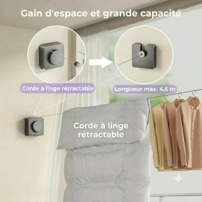 Corde à Linge Compacte