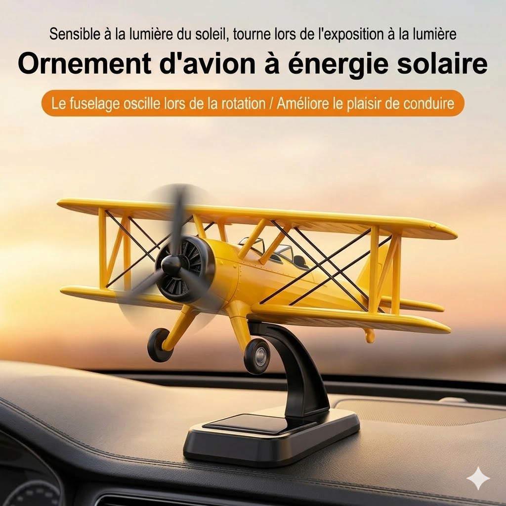 Modèle d'avion pour décoration de voiture avec