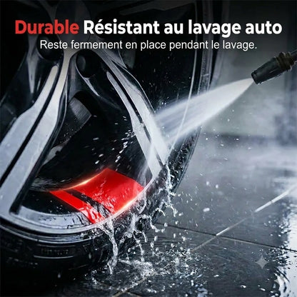 Liserets de jante réfléchissants pour roues de voiture