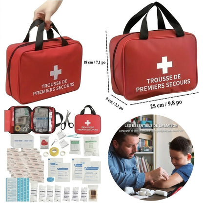 Kit d’urgence de premiers secours – 173 pièces