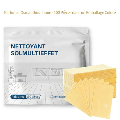 Feuilles de nettoyage multi-effets pour sols (paquet de 100)