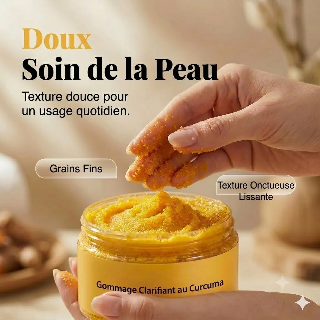 Gommage Corporel au Curcuma – Stimule la Peau avec une Exfoliation Douce et une Hydratation Intense