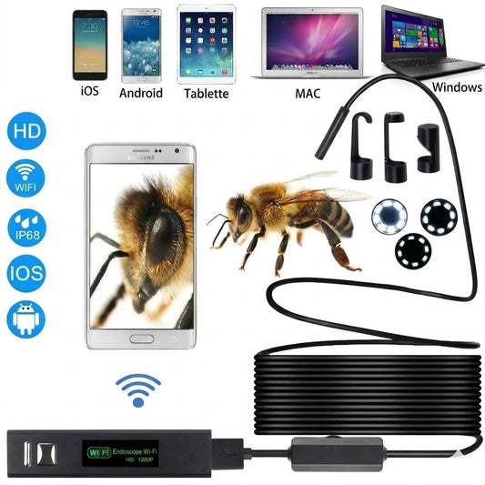 Caméra endoscope universelle 3-en-1 avec sonde étanche IP67