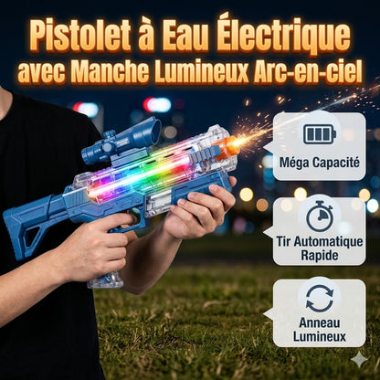 Pistolet à eau lumineux arc-en-ciel