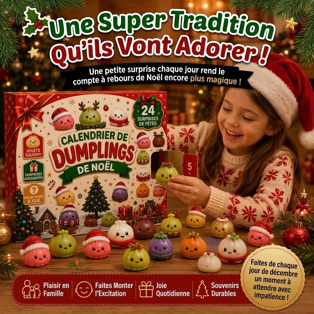 Calendrier de l’Avent Dumpling avec squishies