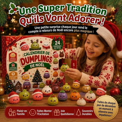 Calendrier de l’Avent Dumpling avec squishies