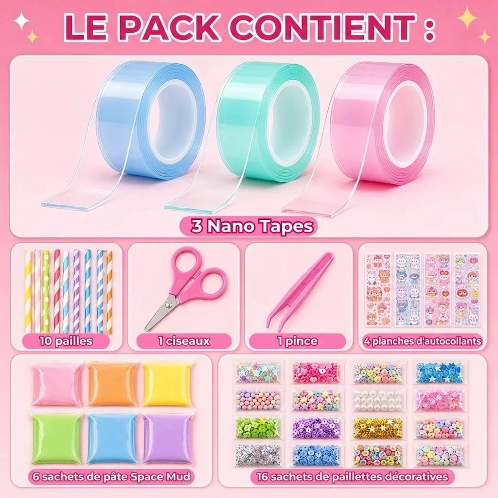 Kit créatif DIY Bubble Squishies 41 pièces